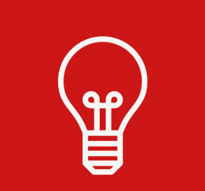 Light bulb turning on